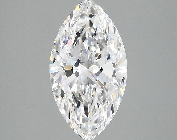 1.97 Carat Marquise Shaped Excellent Cut VVS2 IGI Certified Lab Grown Diamond