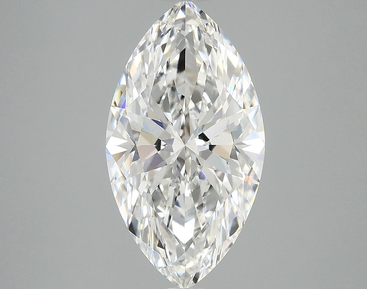 3.1 Carat Marquise Shaped Excellent Cut VVS2 IGI Certified Lab Grown Diamond