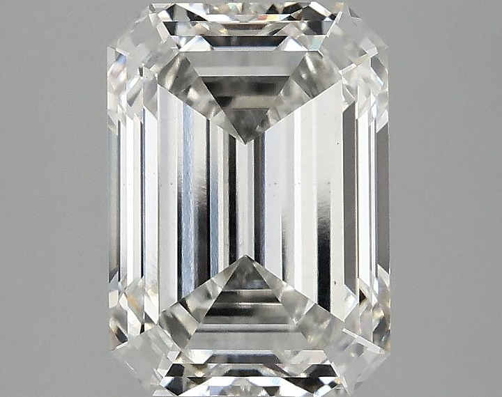 3.06 Carat Emerald Shaped Ideal Cut VS1 IGI Certified Lab Grown Diamond