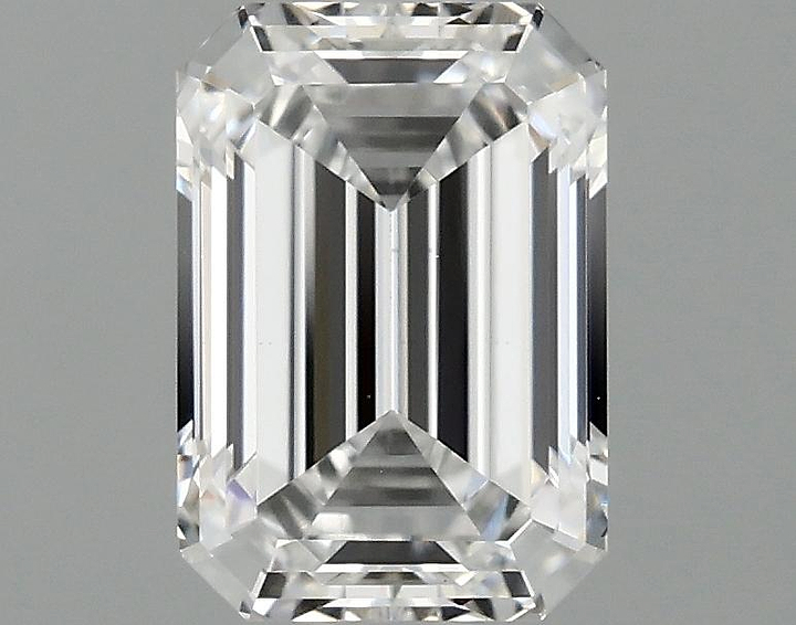 0.97 Carat Emerald Shaped Ideal Cut VVS2 IGI Certified Lab Grown Diamond