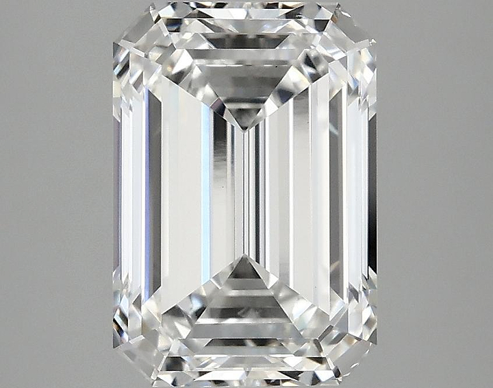 2.96 Carat Emerald Shaped Ideal Cut VS1 IGI Certified Lab Grown Diamond