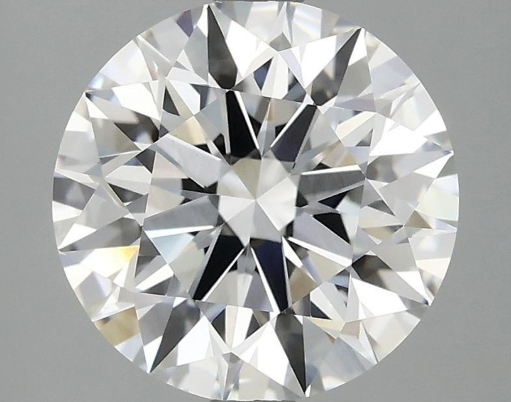 3.08 Carat Round Shaped Ideal Cut VVS2 IGI Certified Lab Grown Diamond