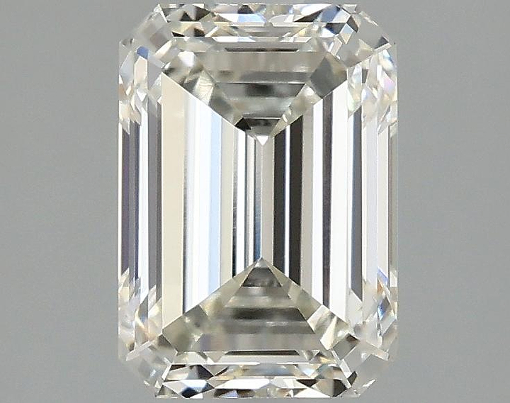 2.1 Carat Emerald Shaped Ideal Cut VVS2 IGI Certified Lab Grown Diamond