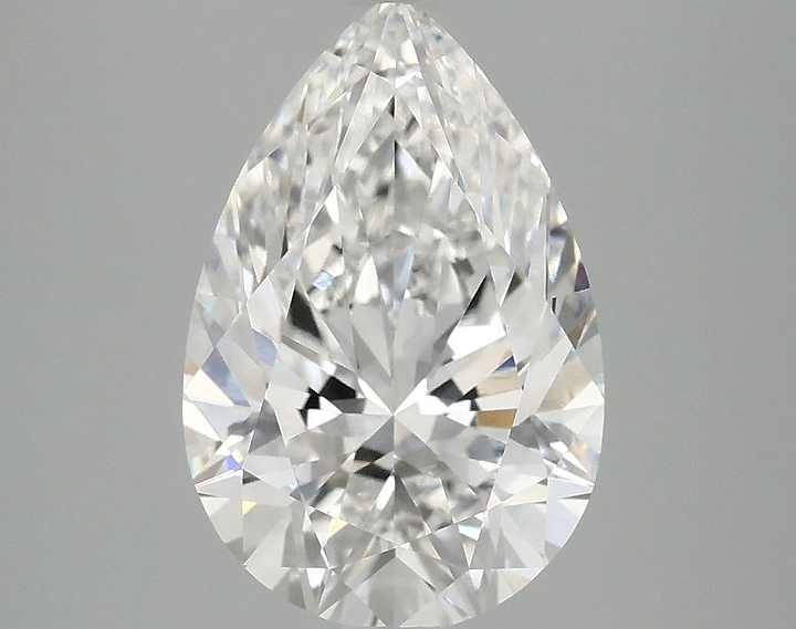 3.1 Carat Pear Shaped Excellent Cut VVS2 IGI Certified Lab Grown Diamond