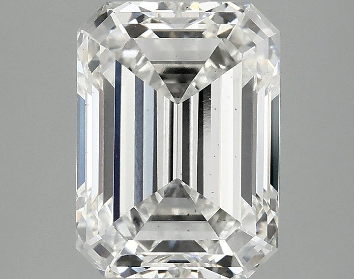 3.07 Carat Emerald Shaped Excellent Cut VS2 IGI Certified Lab Grown Diamond