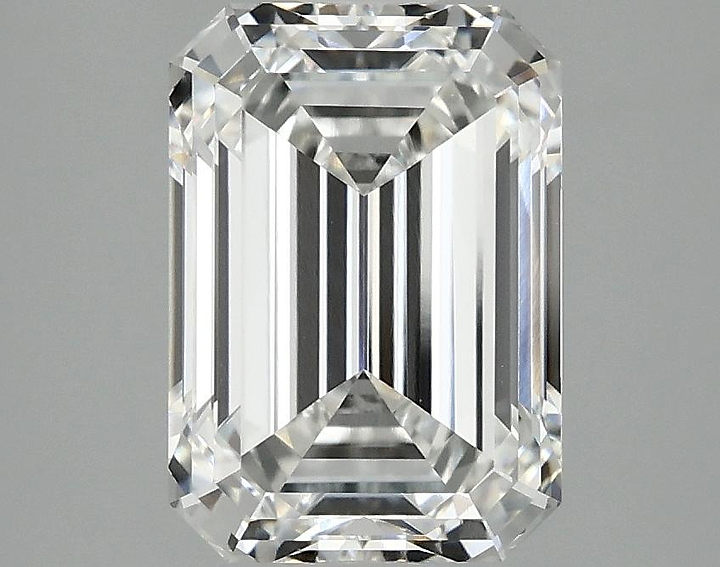 3.07 Carat Emerald Shaped Ideal Cut VVS2 IGI Certified Lab Grown Diamond
