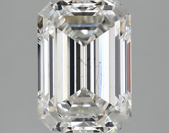 3.0 Carat Emerald Shaped Ideal Cut SI1 IGI Certified Lab Grown Diamond