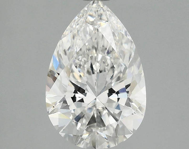 2.52 Carat Pear Shaped Excellent Cut VS1 IGI Certified Lab Grown Diamond