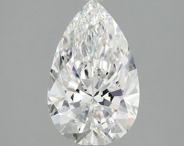 2.02 Carat Pear Shaped Ideal Cut SI1 IGI Certified Lab Grown Diamond