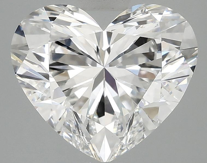 3.02 Carat Heart Shaped Excellent Cut VVS2 IGI Certified Lab Grown Diamond