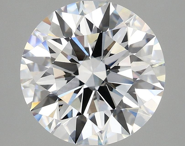 3.07 Carat Round Shaped Ideal Cut VVS2 IGI Certified Lab Grown Diamond
