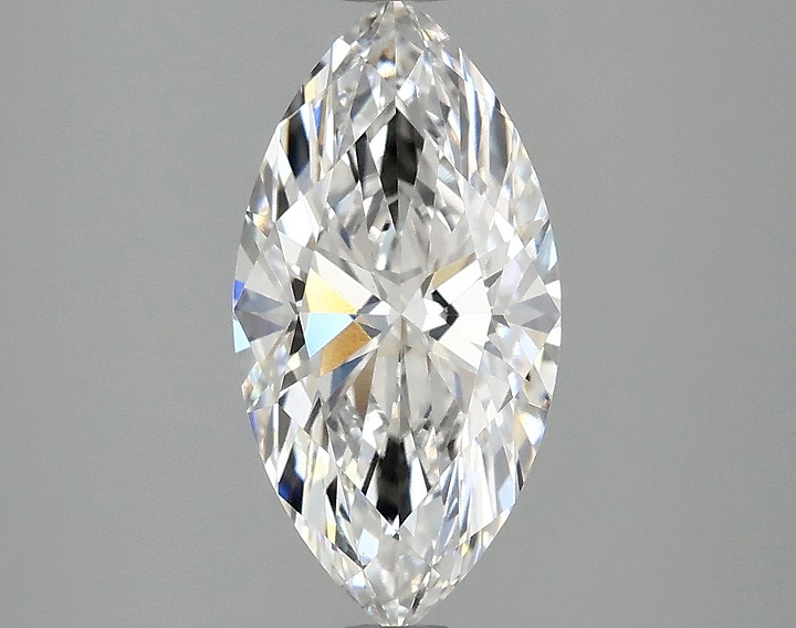 2.02 Carat Marquise Shaped Ideal Cut VVS2 IGI Certified Lab Grown Diamond