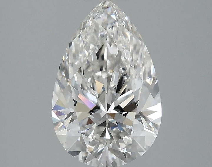 2.07 Carat Pear Shaped Ideal Cut VVS2 IGI Certified Lab Grown Diamond