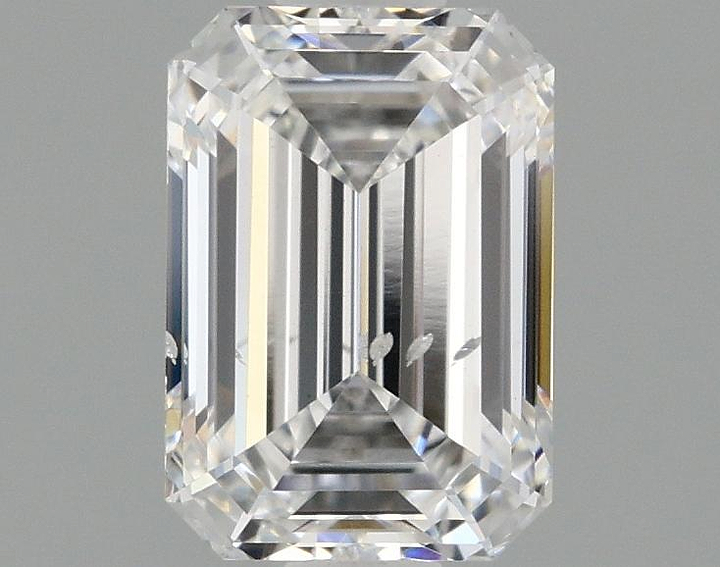 0.99 Carat Emerald Shaped Ideal Cut SI1 IGI Certified Lab Grown Diamond