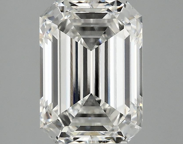 3.09 Carat Emerald Shaped Ideal Cut VVS2 IGI Certified Lab Grown Diamond