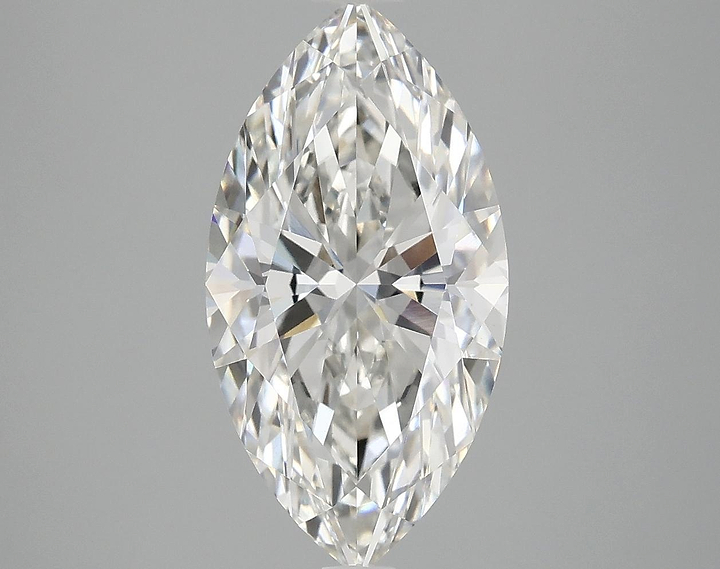 3.04 Carat Marquise Shaped Excellent Cut VVS2 IGI Certified Lab Grown Diamond