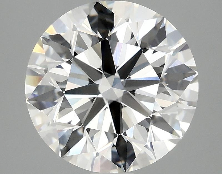3.07 Carat Round Shaped Excellent Cut VVS2 IGI Certified Lab Grown Diamond