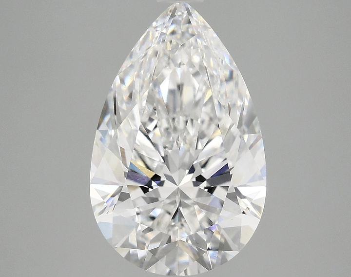 4.09 Carat Pear Shaped Ideal Cut VS1 IGI Certified Lab Grown Diamond