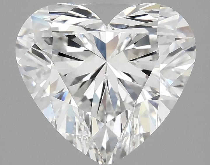 3.09 Carat Heart Shaped Ideal Cut VVS2 IGI Certified Lab Grown Diamond