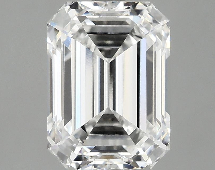 2.97 Carat Emerald Shaped Excellent Cut VVS2 IGI Certified Lab Grown Diamond