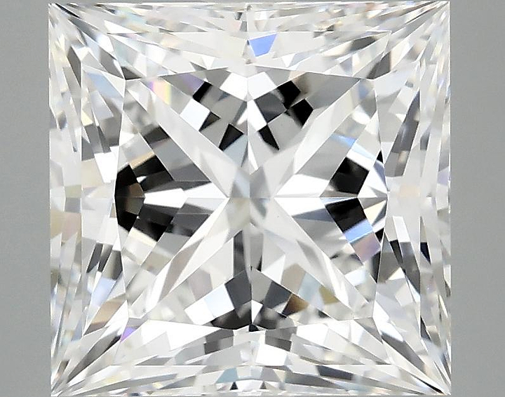 5.1 Carat Princess Shaped Ideal Cut VVS2 IGI Certified Lab Grown Diamond