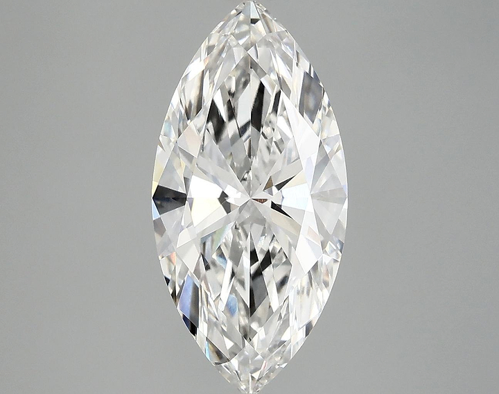 2.98 Carat Marquise Shaped Excellent Cut VVS2 IGI Certified Lab Grown Diamond