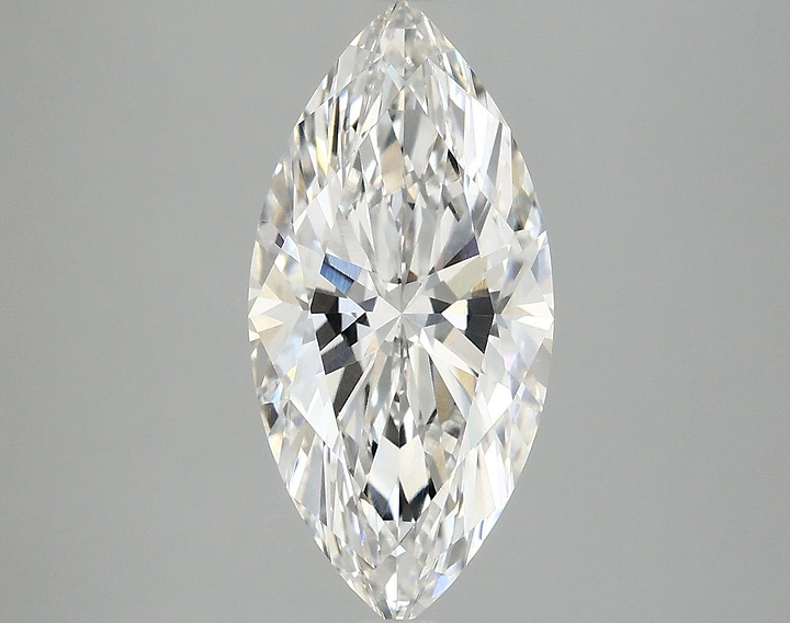 3.01 Carat Marquise Shaped Excellent Cut VVS2 IGI Certified Lab Grown Diamond