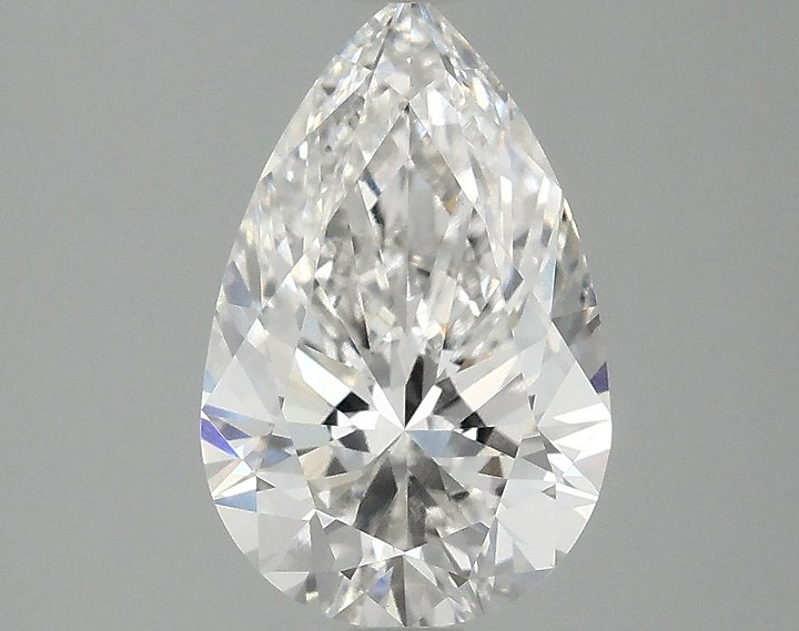 2.03 Carat Pear Shaped Ideal Cut VVS2 IGI Certified Lab Grown Diamond