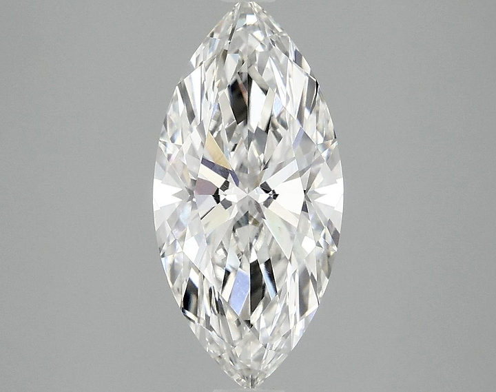 2.03 Carat Marquise Shaped Excellent Cut VVS1 IGI Certified Lab Grown Diamond