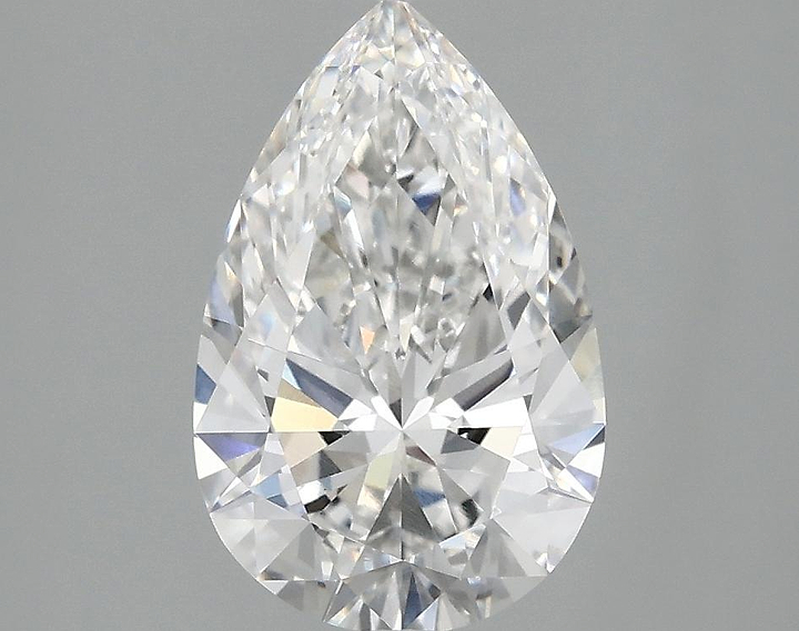 2.02 Carat Pear Shaped Ideal Cut VVS2 IGI Certified Lab Grown Diamond