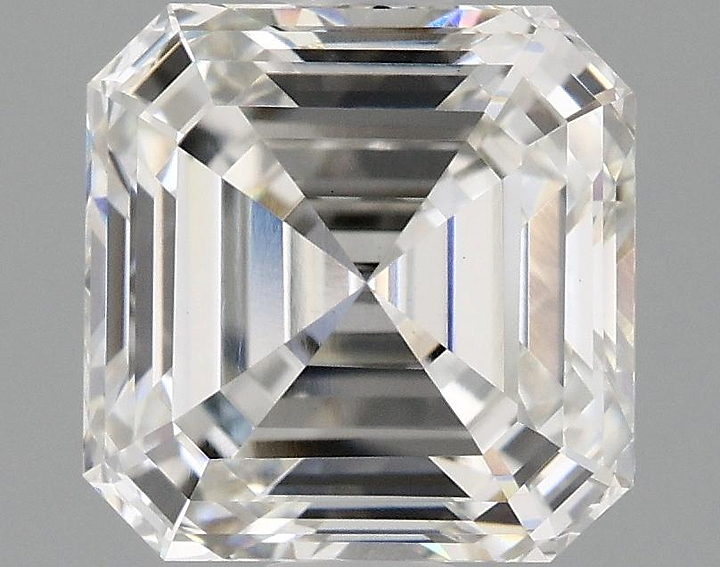 2.02 Carat Asscher Shaped Excellent Cut VVS2 IGI Certified Lab Grown Diamond
