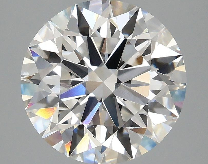 3.07 Carat Round Shaped Ideal Cut VVS2 IGI Certified Lab Grown Diamond