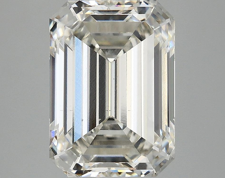 4.08 Carat Emerald Shaped Ideal Cut VS2 IGI Certified Lab Grown Diamond