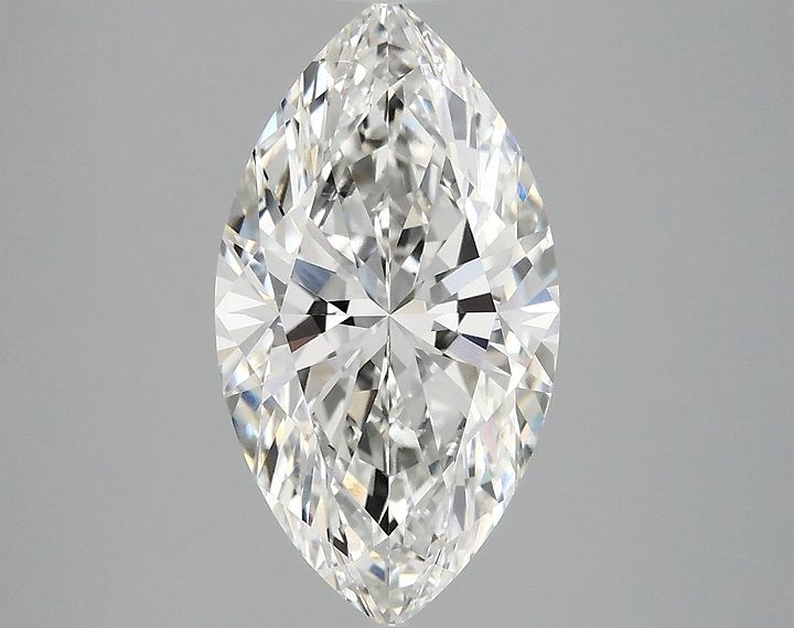 2.88 Carat Marquise Shaped Excellent Cut VVS2 IGI Certified Lab Grown Diamond