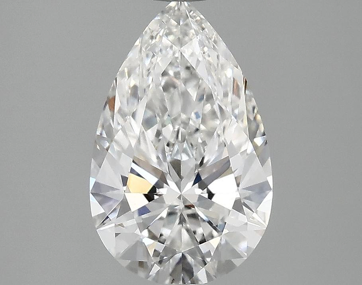 1.76 Carat Pear Shaped Ideal Cut VVS2 IGI Certified Lab Grown Diamond