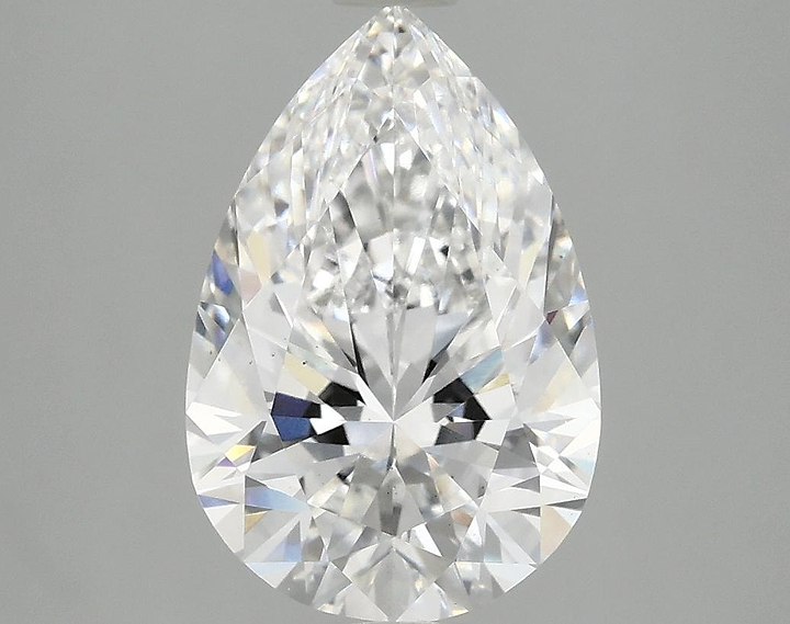3.08 Carat Pear Shaped Excellent Cut VS1 IGI Certified Lab Grown Diamond