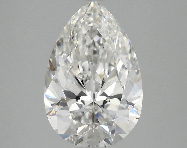3.08 Carat Pear Shaped Excellent Cut VS1 IGI Certified Lab Grown Diamond