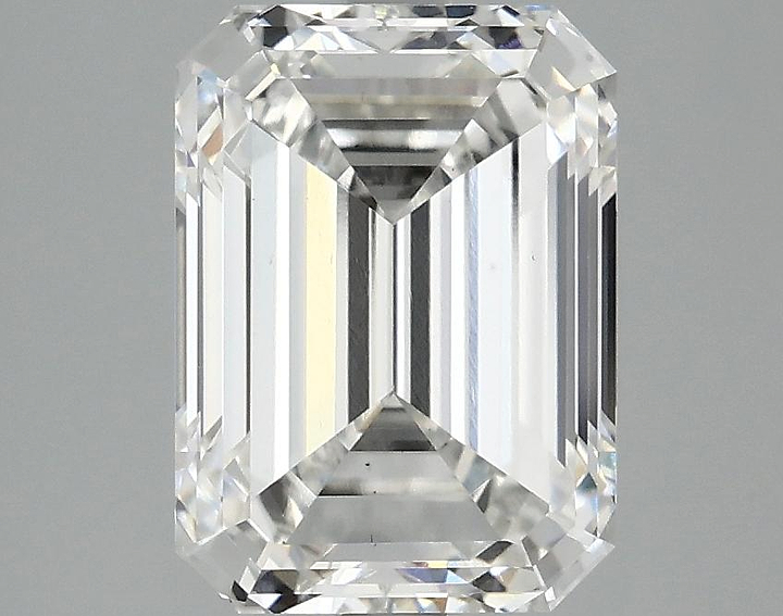 3.09 Carat Emerald Shaped Excellent Cut VS1 IGI Certified Lab Grown Diamond