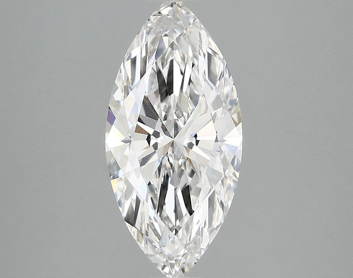 1.97 Carat Marquise Shaped Excellent Cut VVS2 IGI Certified Lab Grown Diamond