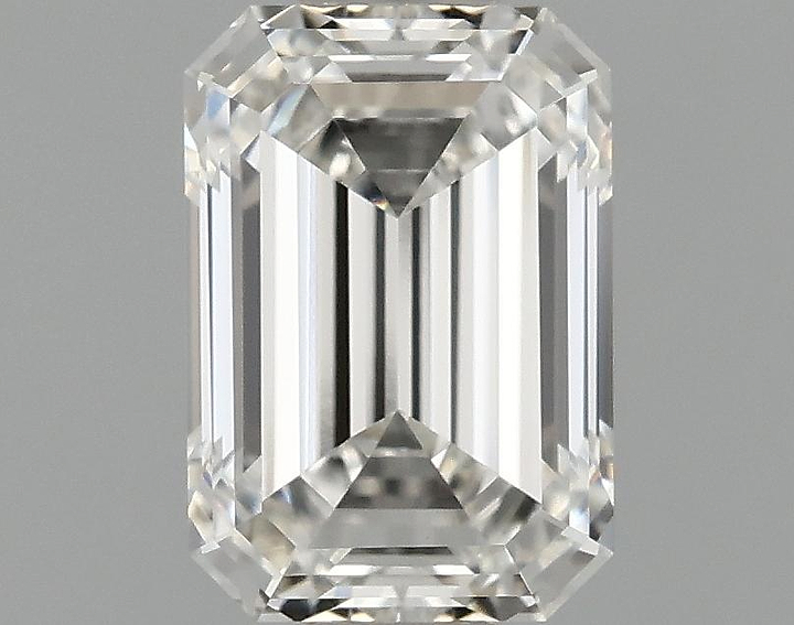 0.98 Carat Emerald Shaped Ideal Cut VVS2 IGI Certified Lab Grown Diamond