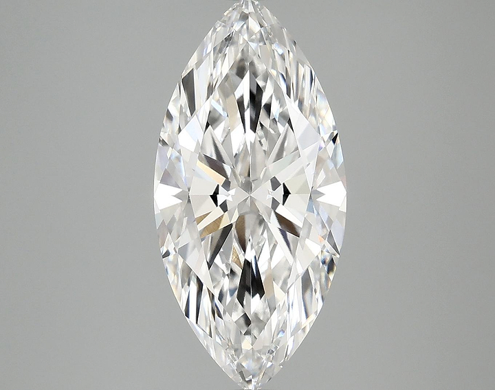 3.07 Carat Marquise Shaped Excellent Cut VVS2 IGI Certified Lab Grown Diamond