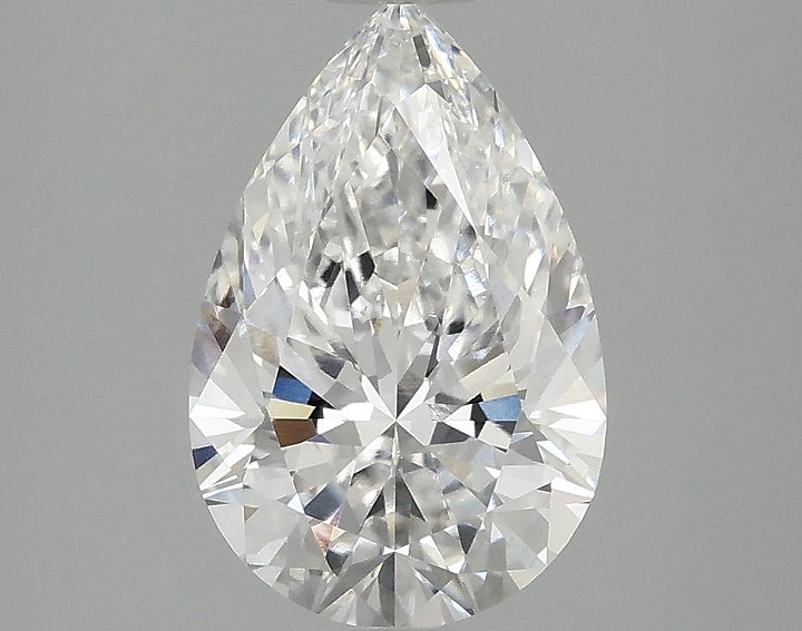 2.1 Carat Pear Shaped Excellent Cut VVS2 IGI Certified Lab Grown Diamond