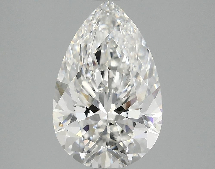 2.56 Carat Pear Shaped Ideal Cut VVS2 IGI Certified Lab Grown Diamond