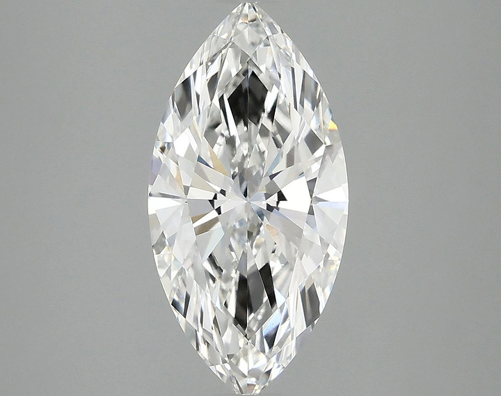 2.47 Carat Marquise Shaped Ideal Cut VVS2 IGI Certified Lab Grown Diamond