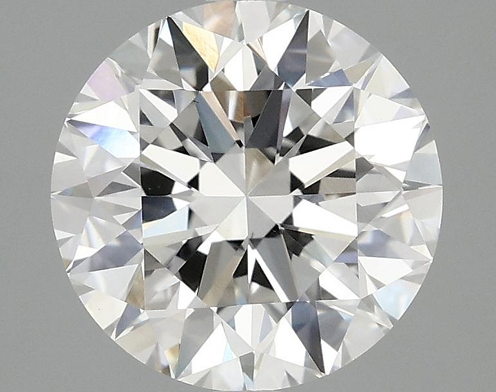 2.86 Carat Round Shaped Excellent Cut VVS2 IGI Certified Lab Grown Diamond