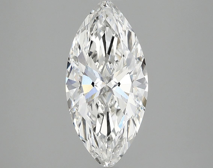 2.01 Carat Marquise Shaped Excellent Cut VVS2 IGI Certified Lab Grown Diamond