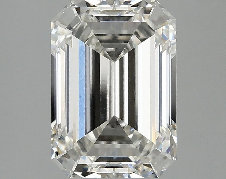 3.1 Carat Emerald Shaped Ideal Cut VVS2 IGI Certified Lab Grown Diamond