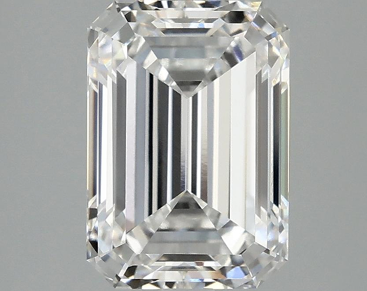 3.01 Carat Emerald Shaped Ideal Cut VVS2 IGI Certified Lab Grown Diamond