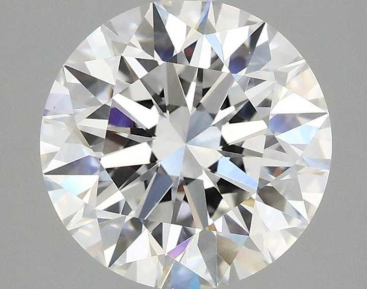 3.09 Carat Round Shaped Ideal Cut VVS2 IGI Certified Lab Grown Diamond