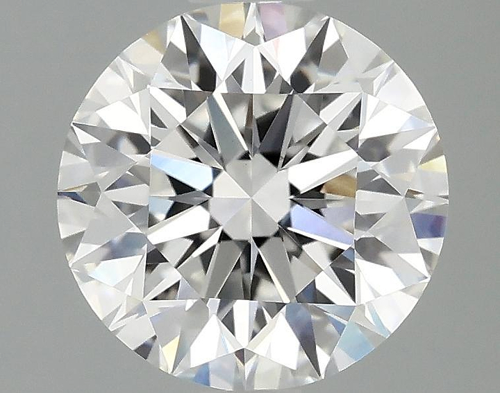 2.05 Carat Round Shaped Ideal Cut VVS2 IGI Certified Lab Grown Diamond